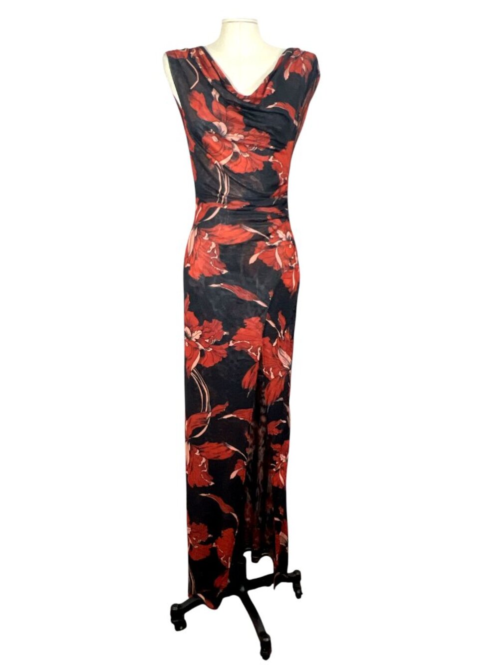Resa Gwen Off Shoulder Dress Black Medium New